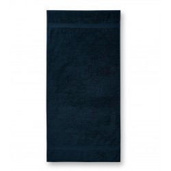 Vonios rankšluostis Malfini 905 navy blue 70x140cm. Medvilnė 450 g.m2