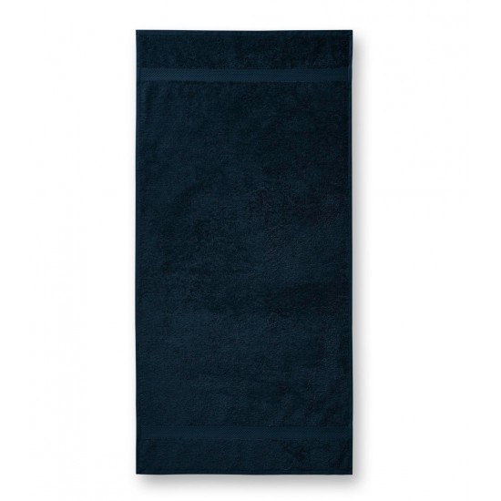 Vonios rankšluostis Malfini 905 navy blue 70x140cm. Medvilnė 450 g.m2