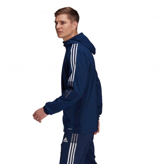 Vyriška Striukė Adidas Tiro 21 Windbreaker Tamsiai Mėlyna GP4962