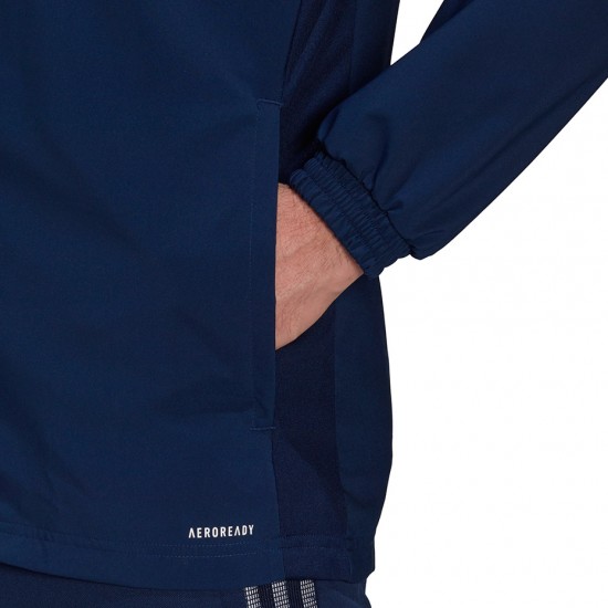 Vyriška Striukė Adidas Tiro 21 Windbreaker Tamsiai Mėlyna GP4962