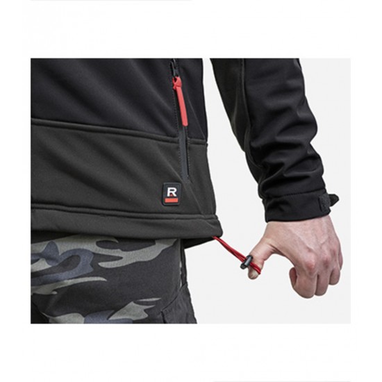 Vyriška žieminė softshell striukė RIMECK Vertex W55 Black (Juoda)