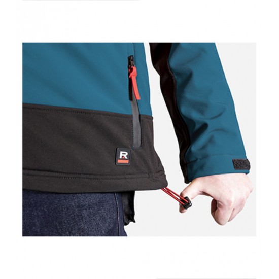 Vyriška žieminė softshell striukė RIMEX Vertex W55 Petrol Blue (Tamsiai mėlyna)