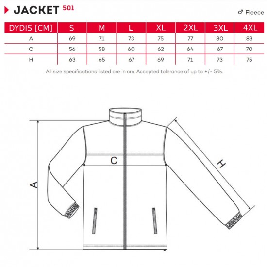 Vyriškas Flisinis Džemperis RIMECK Jacket 501, Mint