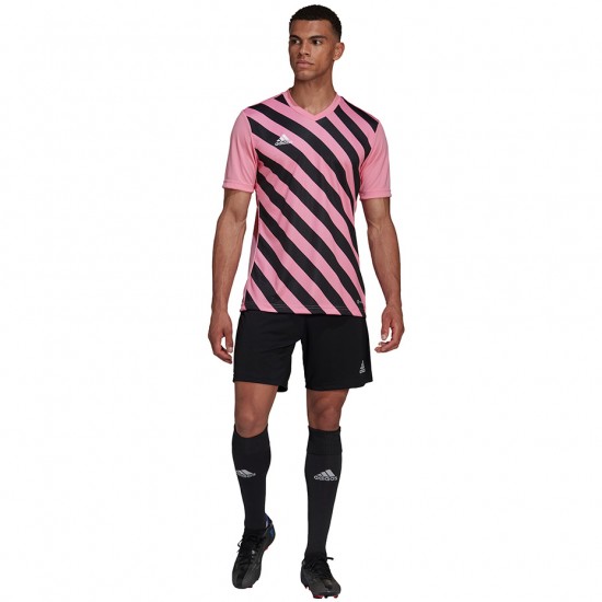 Vyriški Marškinėliai Adidas Entrada 22 Grafinis Rožinis Juodas HC2633
