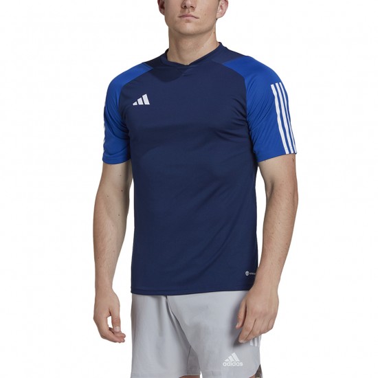 Vyriški Marškinėliai Adidas Tiro 23 Competition Jersey Tamsiai Mėlynas