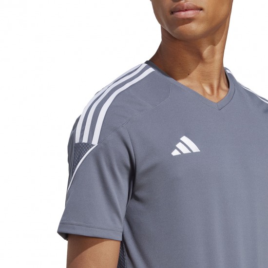 Vyriški Marškinėliai Adidas Tiro 23 League Jersey Pilki Vyriški Marškinėliai Adidas Tiro 23 League Jersey Pilki