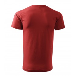Vyriški Marškinėliai MALFINI Basic 129 Burgundy, 160g/m2