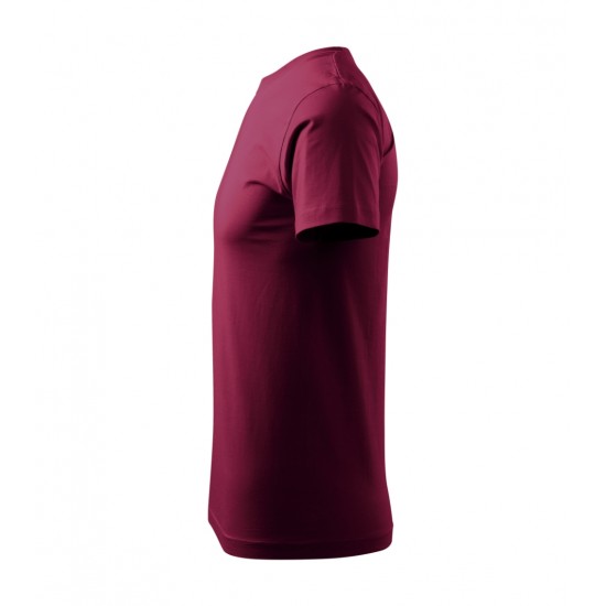 Vyriški Marškinėliai MALFINI Basic 129 Garnet, 160g/m2 Vyriški Marškinėliai MALFINI Basic 129 Garnet, 160g/m2