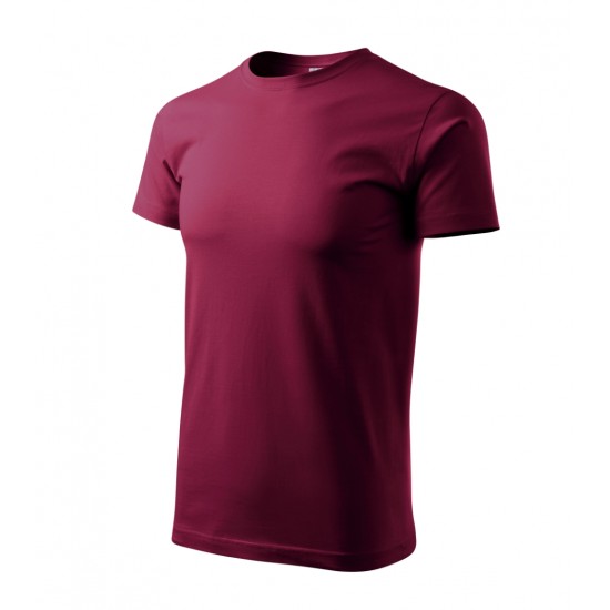 Vyriški Marškinėliai MALFINI Basic 129 Garnet, 160g/m2 Vyriški Marškinėliai MALFINI Basic 129 Garnet, 160g/m2