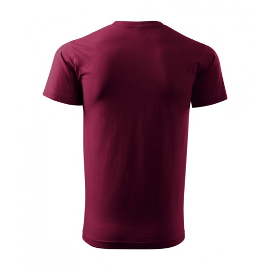 Vyriški Marškinėliai MALFINI Basic 129 Garnet, 160g/m2 Vyriški Marškinėliai MALFINI Basic 129 Garnet, 160g/m2