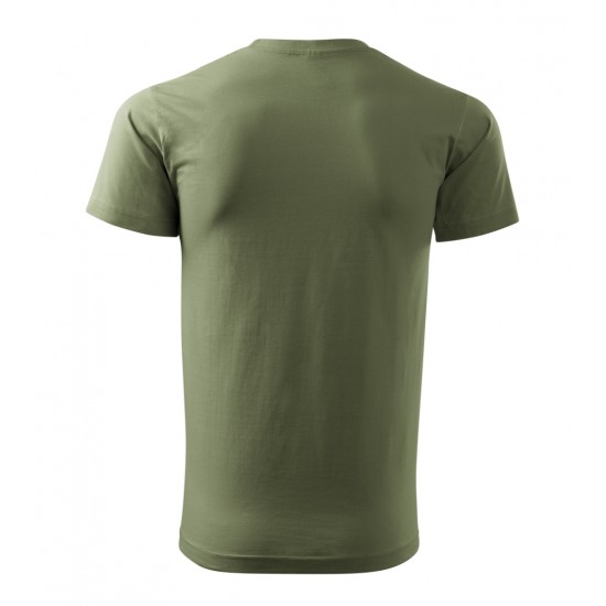 Vyriški Marškinėliai MALFINI Basic 129 Khaki, 160g/m2 Vyriški Marškinėliai MALFINI Basic 129 Khaki, 160g/m2