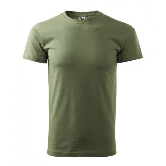 Vyriški Marškinėliai MALFINI Basic 129 Khaki, 160g/m2 Vyriški Marškinėliai MALFINI Basic 129 Khaki, 160g/m2