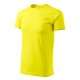 Vyriški Marškinėliai MALFINI Basic 129 Lemon, 160g/m2 Vyriški Marškinėliai MALFINI Basic 129 Lemon, 160g/m2