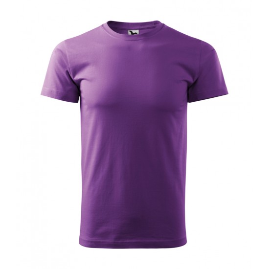 Vyriški Marškinėliai MALFINI Basic 129 Purple, 160g/m2 Vyriški Marškinėliai MALFINI Basic 129 Purple, 160g/m2