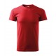 Vyriški Marškinėliai MALFINI Basic 129 Red, 160g/m2 Vyriški Marškinėliai MALFINI Basic 129 Red, 160g/m2