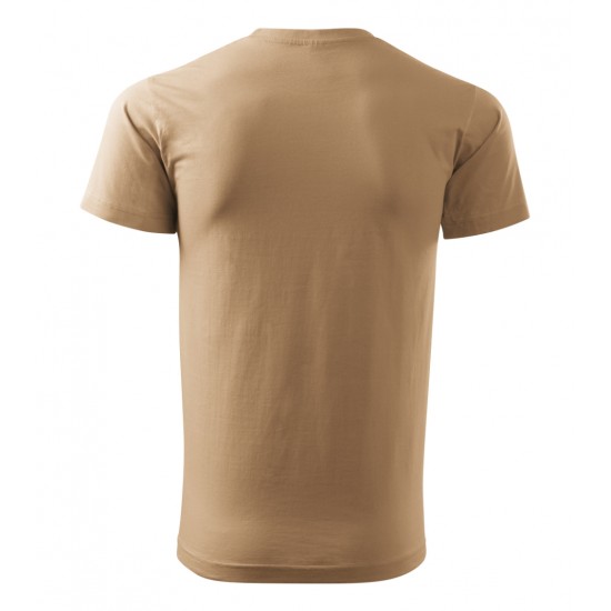 Vyriški Marškinėliai MALFINI Basic 129 Sand, 160g/m2 Vyriški Marškinėliai MALFINI Basic 129 Sand, 160g/m2