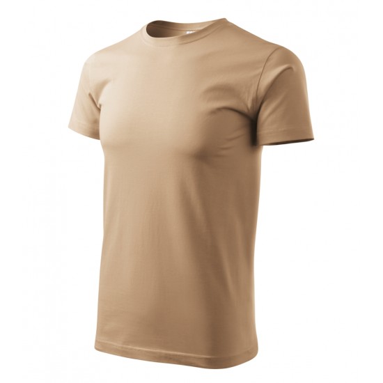 Vyriški Marškinėliai MALFINI Basic 129 Sand, 160g/m2 Vyriški Marškinėliai MALFINI Basic 129 Sand, 160g/m2