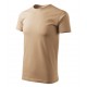 Vyriški Marškinėliai MALFINI Basic 129 Sand, 160g/m2 Vyriški Marškinėliai MALFINI Basic 129 Sand, 160g/m2