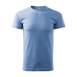 Vyriški Marškinėliai MALFINI Basic 129 Sky blue, 160g/m2