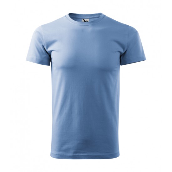 Vyriški Marškinėliai MALFINI Basic 129 Sky blue, 160g/m2 Vyriški Marškinėliai MALFINI Basic 129 Sky blue, 160g/m2