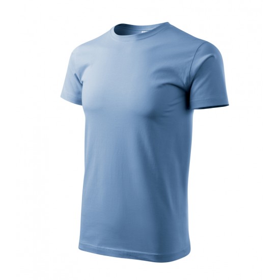 Vyriški Marškinėliai MALFINI Basic 129 Sky blue, 160g/m2 Vyriški Marškinėliai MALFINI Basic 129 Sky blue, 160g/m2