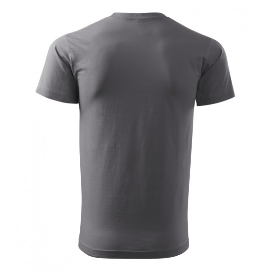 Vyriški Marškinėliai MALFINI Basic 129 Steel gray, 160g/m2 Vyriški Marškinėliai MALFINI Basic 129 Steel gray, 160g/m2