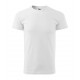 Vyriški Marškinėliai MALFINI Basic 129 White, 160g/m2 Vyriški Marškinėliai MALFINI Basic 129 White, 160g/m2