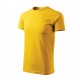 Vyriški Marškinėliai MALFINI Basic 129 Yellow, 160g/m2 Vyriški Marškinėliai MALFINI Basic 129 Yellow, 160g/m2