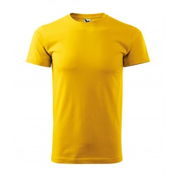Vyriški Marškinėliai MALFINI Basic 129 Yellow, 160g/m2