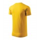 Vyriški Marškinėliai MALFINI Basic 129 Yellow, 160g/m2 Vyriški Marškinėliai MALFINI Basic 129 Yellow, 160g/m2