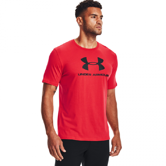 Vyriški Marškinėliai Under Armour Sportstyle Logo SS Raudoni 1329590 601