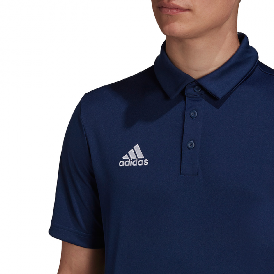 Vyriški Polo Marškinėliai Adidas Entrada 22 Tamsiai Mėlyni H57487