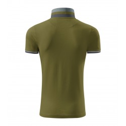 Vyriški Polo Marškinėliai MALFINI Collar Up Avocado green 215 g/m²