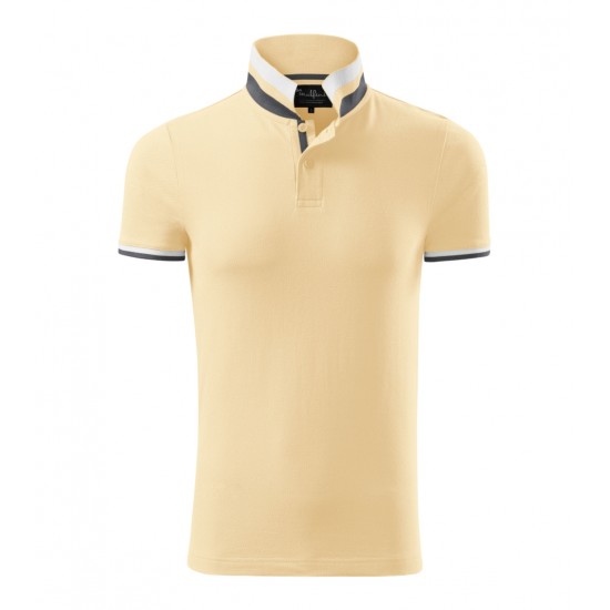 Vyriški Polo Marškinėliai MALFINI Collar Up Bourbon vanilla 215 g/m²