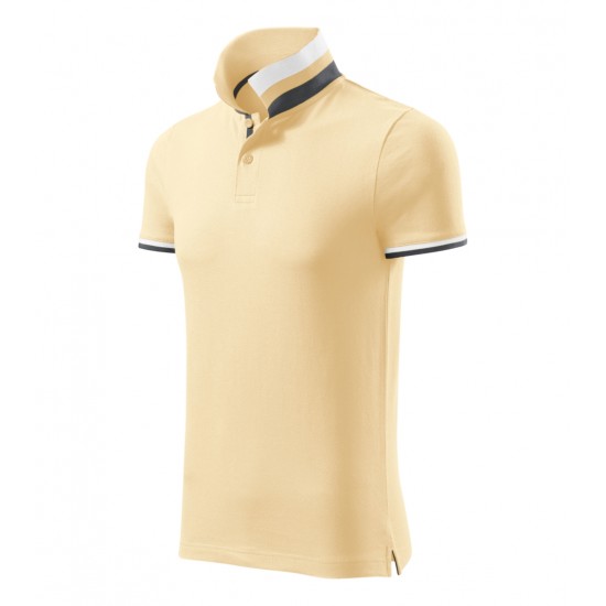 Vyriški Polo Marškinėliai MALFINI Collar Up Bourbon vanilla 215 g/m²