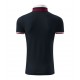 Vyriški Polo Marškinėliai MALFINI Collar Up Dark navy 215 g/m²