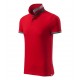 Vyriški Polo Marškinėliai MALFINI Collar Up Formula red 215 g/m²