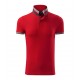 Vyriški Polo Marškinėliai MALFINI Collar Up Formula red 215 g/m²