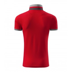 Vyriški Polo Marškinėliai MALFINI Collar Up Formula red 215 g/m²