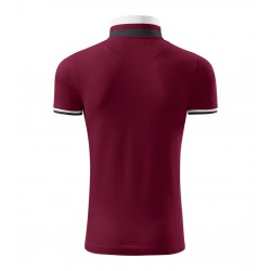 Vyriški Polo Marškinėliai MALFINI Collar Up Garnet 215 g/m²