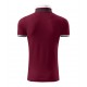 Vyriški Polo Marškinėliai MALFINI Collar Up Garnet 215 g/m²