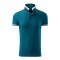 Vyriški Polo Marškinėliai MALFINI Collar Up Petrol blue 215 g/m²