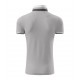 Vyriški Polo Marškinėliai MALFINI Collar Up Silver gray 215 g/m²