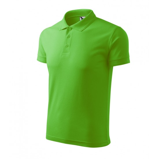 Vyriški Polo Marškinėliai PIQUE Apple green, 200 g/m²