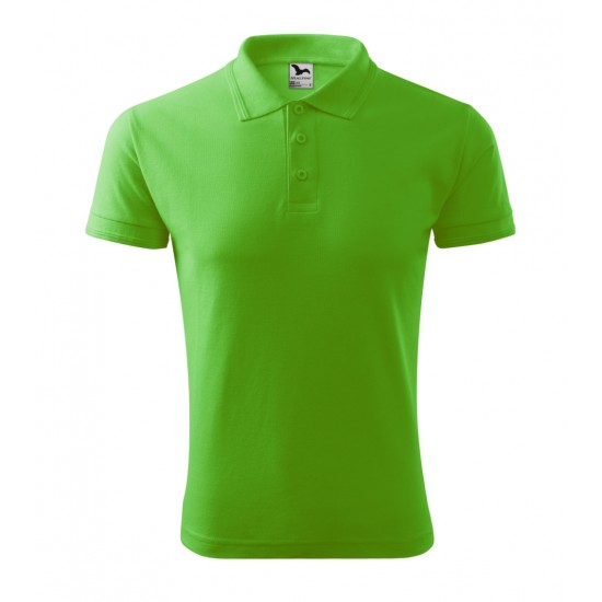 Vyriški Polo Marškinėliai PIQUE Apple green, 200 g/m²