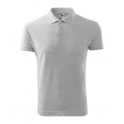 Vyriški Polo Marškinėliai PIQUE Ash melange, 200 g/m²