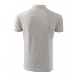 Vyriški Polo Marškinėliai PIQUE Ash melange, 200 g/m²