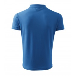 Vyriški Polo Marškinėliai PIQUE Azure blue, 200 g/m²