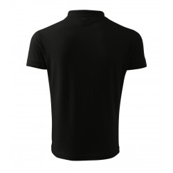 Vyriški Polo Marškinėliai PIQUE Black, 200 g/m²