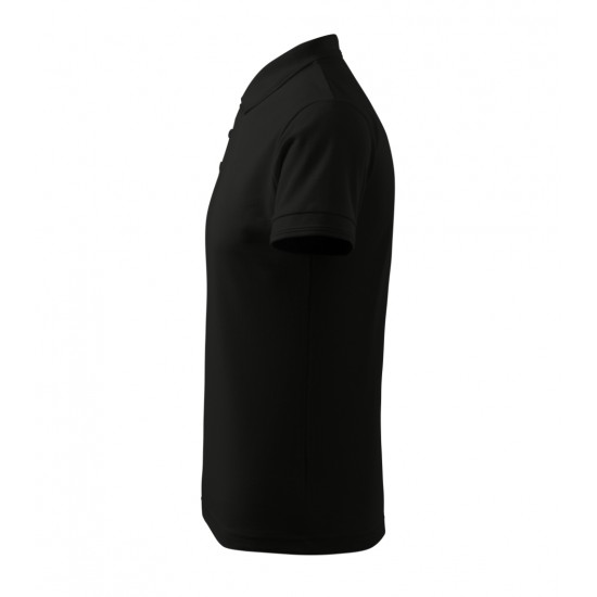 Vyriški Polo Marškinėliai PIQUE Black, 200 g/m²